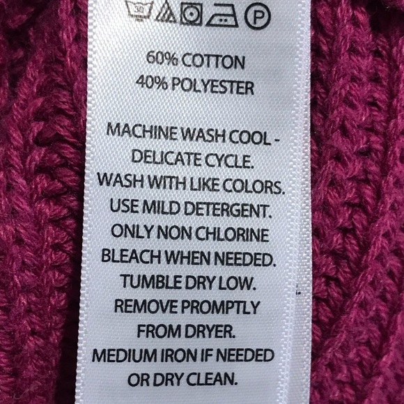 EUC Rachel Zoe Fuchsia Knit Drop Shoulder Sweater - Picture 8 of 9